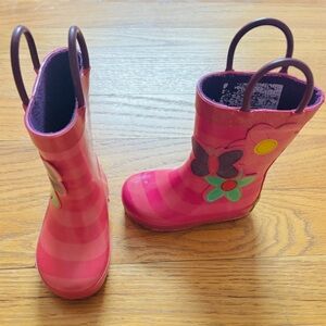 Western Chief Kid’s Flower Cutie Rain Boot - Size 5 Toddler
